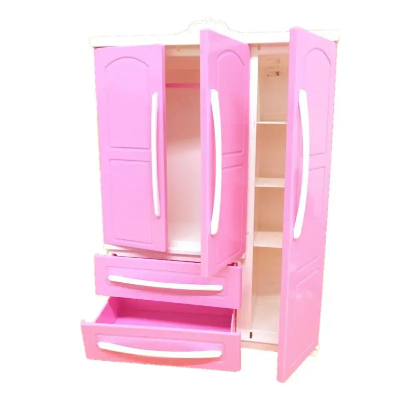 Barbies Dollhouse Furniture 31 Items/Set=1 Wardrobe + 30