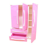 Barbies Dollhouse Furniture 31 Items/Set=1 Wardrobe + 30
