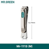 MR.GREEN Nail Clippers Stainless Steel Curved blade Clipper