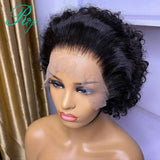 Short Pixie Bouncy Curly Bob Cut 13x4 Lace
