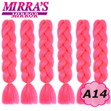 Synthetic Jumbo Braids Hair Omber Braiding Hair Extensions for Women Yaki Texture Black Blue Fake Hair Mirra’s Mirror