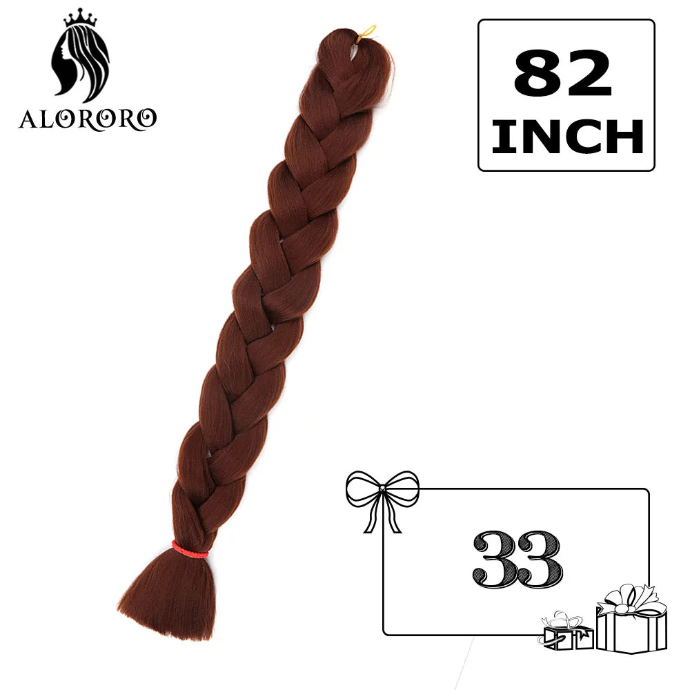 41Inch 165g Jumbo Braiding Hair Long Synthetic Crochet