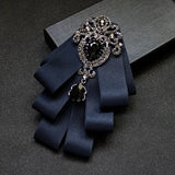 High Quality Korean Fashion New Crystal Bow Tie