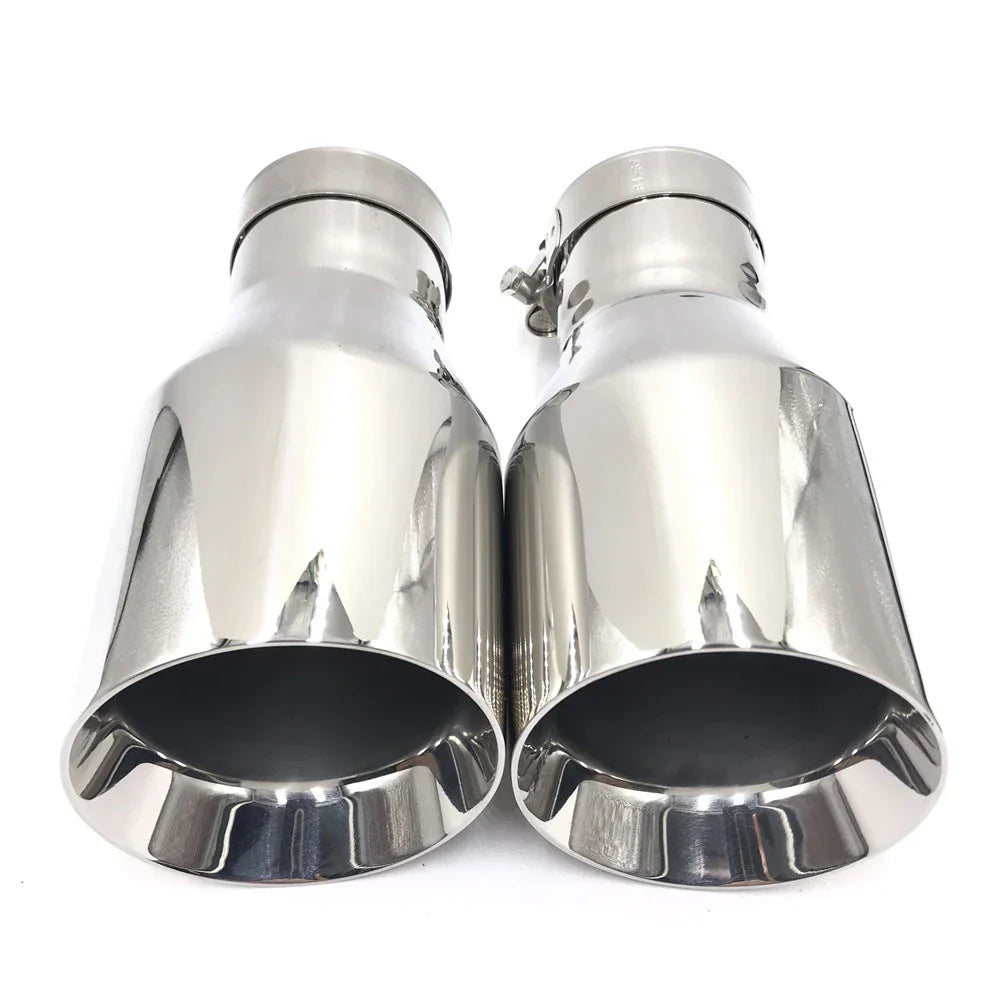 Newest Style Stainless Steel UniversalExhaust System End Pipe+Car