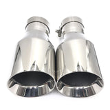 Newest Style Stainless Steel UniversalExhaust System End Pipe+Car