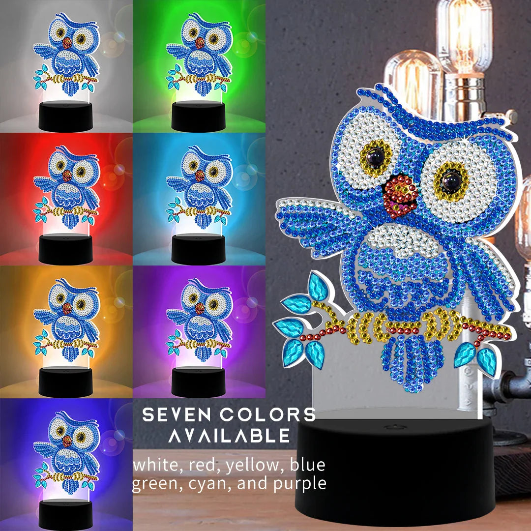 New Design DIY Diamond Painting LED Light Embroidery