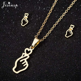 Cute Deer Cat Animal Jewelry Sets for Women