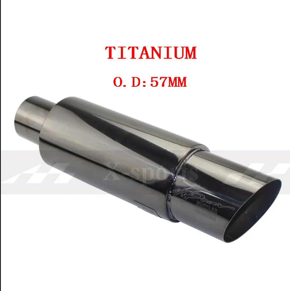 Car motorbike Exhaust systems Muffler Tip Universal Stainless