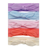 5pcs/Set Bowknot Elastic Hairband Baby Princess Christmas Day