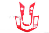 Car Central Console Frame Cover Stickers ABS for