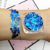 18 Colors Diamond Sequins Eyeshadow Body Face Sequins