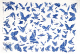Pottery ceramics clay Transfer paper glaze underglaze flower