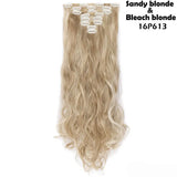 S-noilite Synthetic 24inch 140g 8PCS/set Clip In On