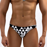 Hig Leg Sexy Gay Mens Swimwear Swim Briefs