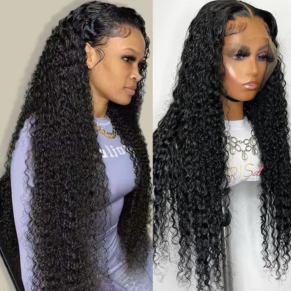 13x4 HD Transparent Lace Front Human Hair Wigs