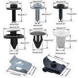 50pcs Car Engine Under Body Cover Clips For