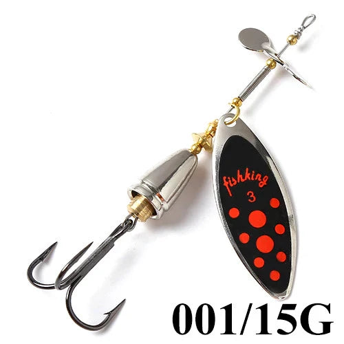 FISH KING 15g Spinner Artificial Bait Fishing Lure