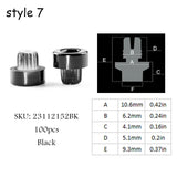 100pcs Various Sizes Wheel Rivets Nuts For Rim