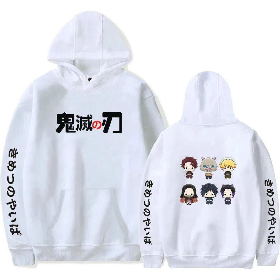 Anime Hoodie Demon Slayer Oversized Hoodies Sweatshirts Men/Womens