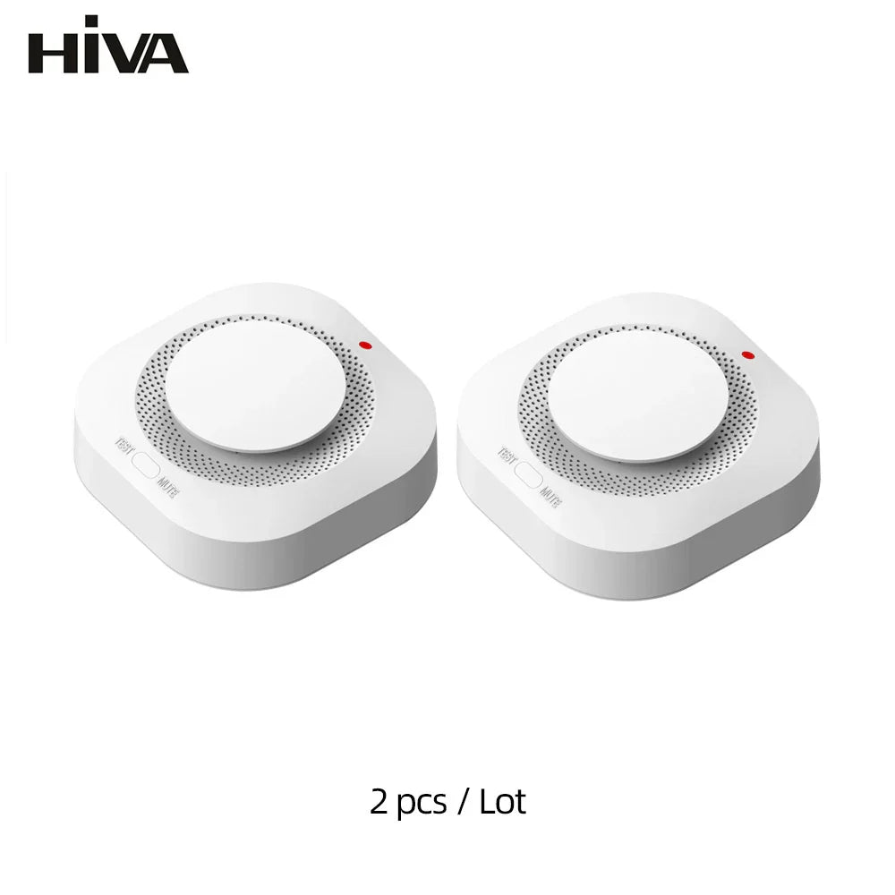 HIVA Wireless 433MHz Smoke Detector Fire Protection Home