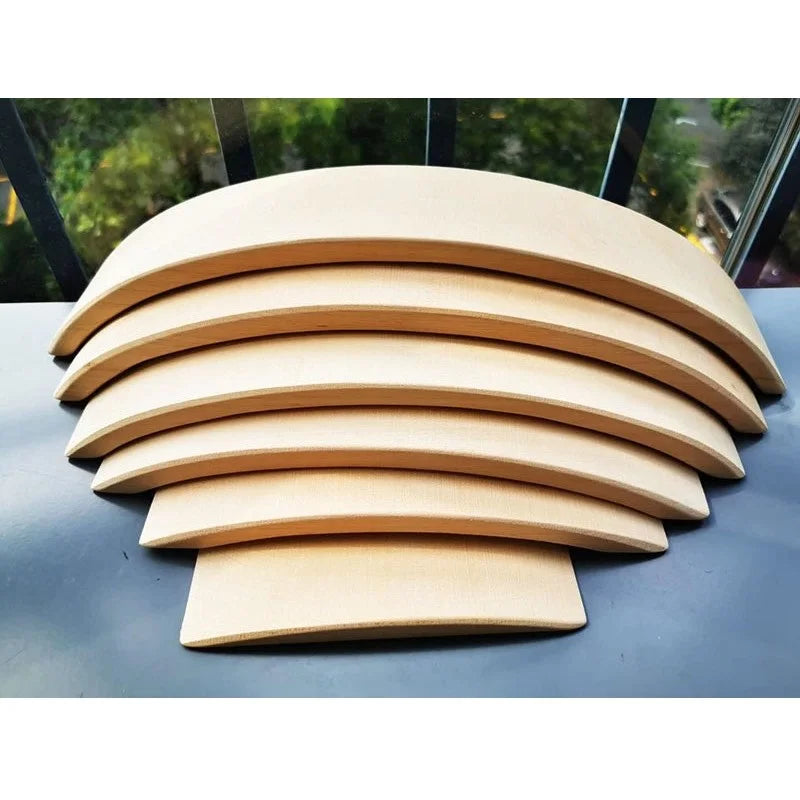 Montessori Wooden Toys Elemental Rainbow Stacking Blocks /Unpaint