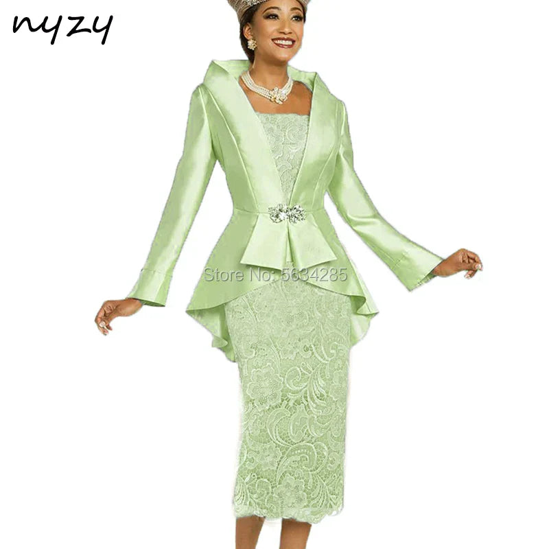 2 Piece Gold Mother of the Bride Groom