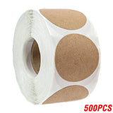 100500pcs Vintage Kraft Paper Stickers Scrapbook Gift Stationery