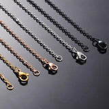 Wholesale 10pcslot Chains Necklace 1.522.53mm Width Men Women