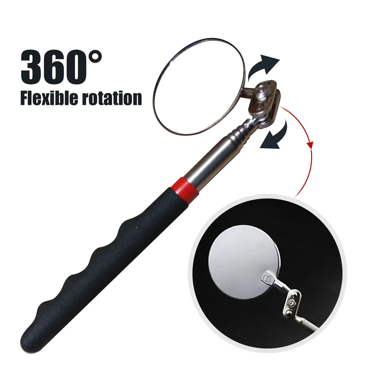 Hot sale 1Pc 50mm Adjustable Car Telescopic Detection