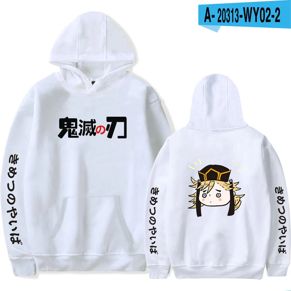 Anime Hoodie Demon Slayer Oversized Hoodies Sweatshirts Men/Womens