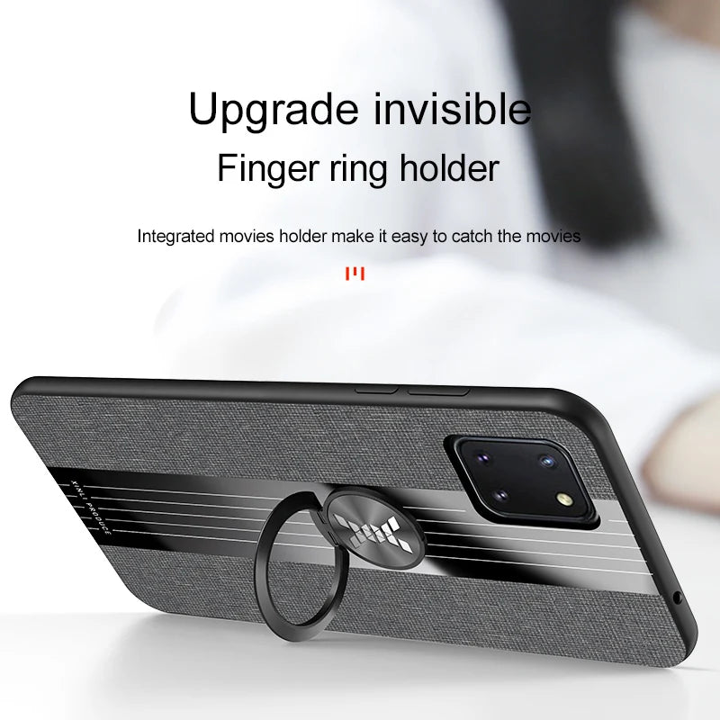 For Samsung Galaxy Note10 Lite Case Ring Holder