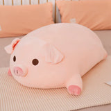 40/50/60/80cm Squish Pig Stuffed Doll Lying Plush Piggy