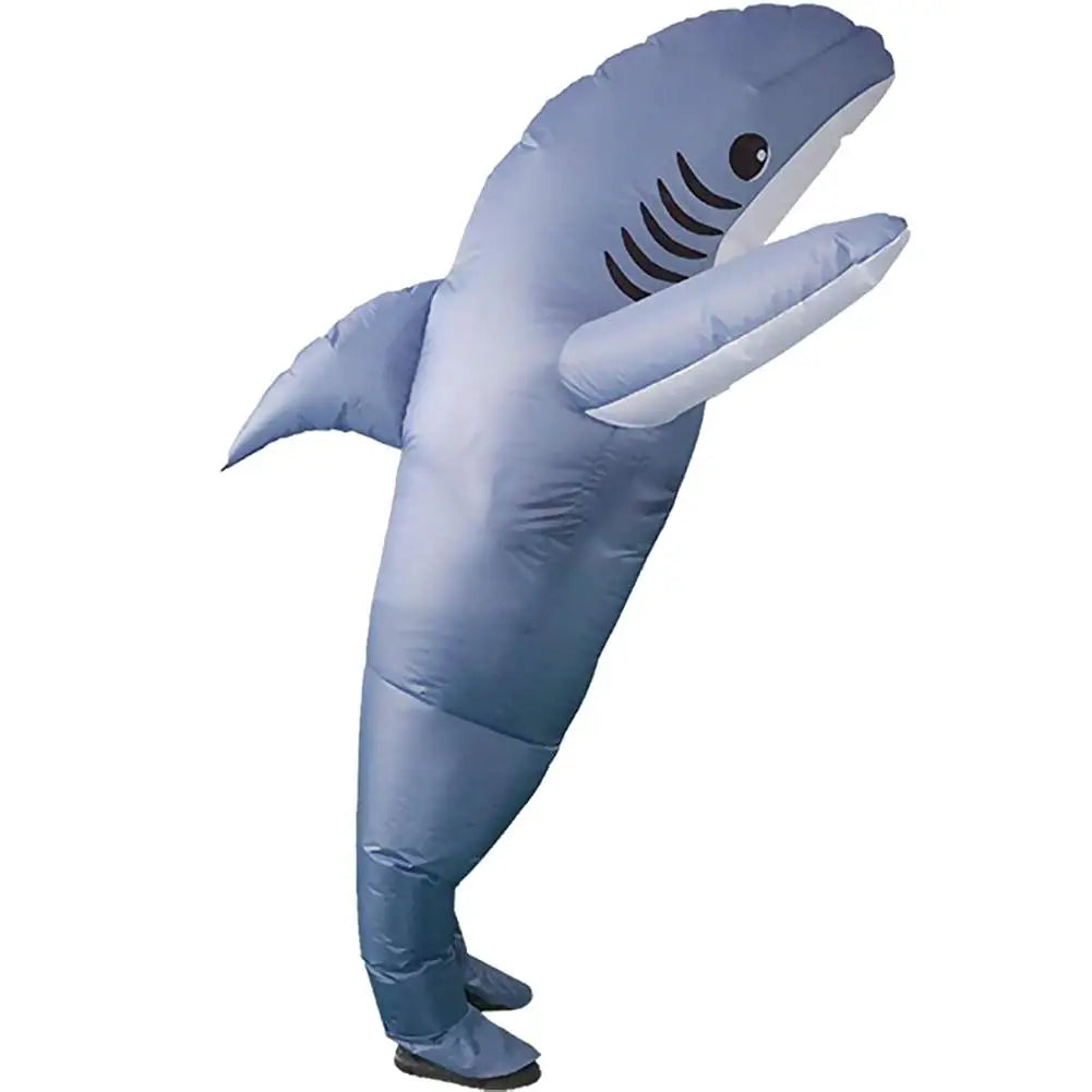 Inflatable Costume Shark Game Fancy Dress Party Jumpsuit