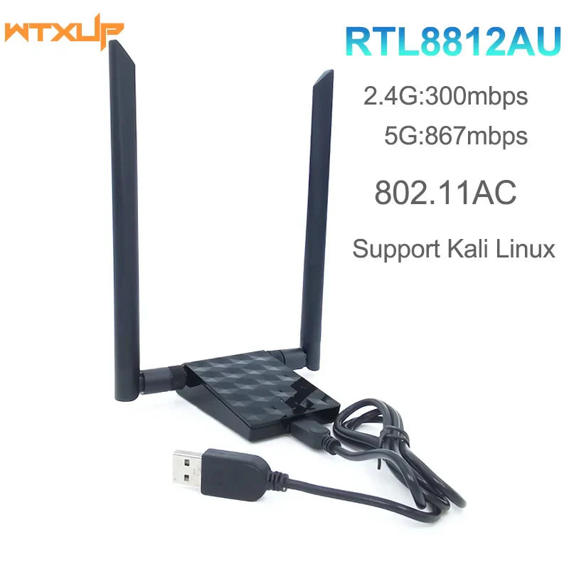 802.11ac Dual Band 1200Mbps RTL8812AU Network Wireless WLAN