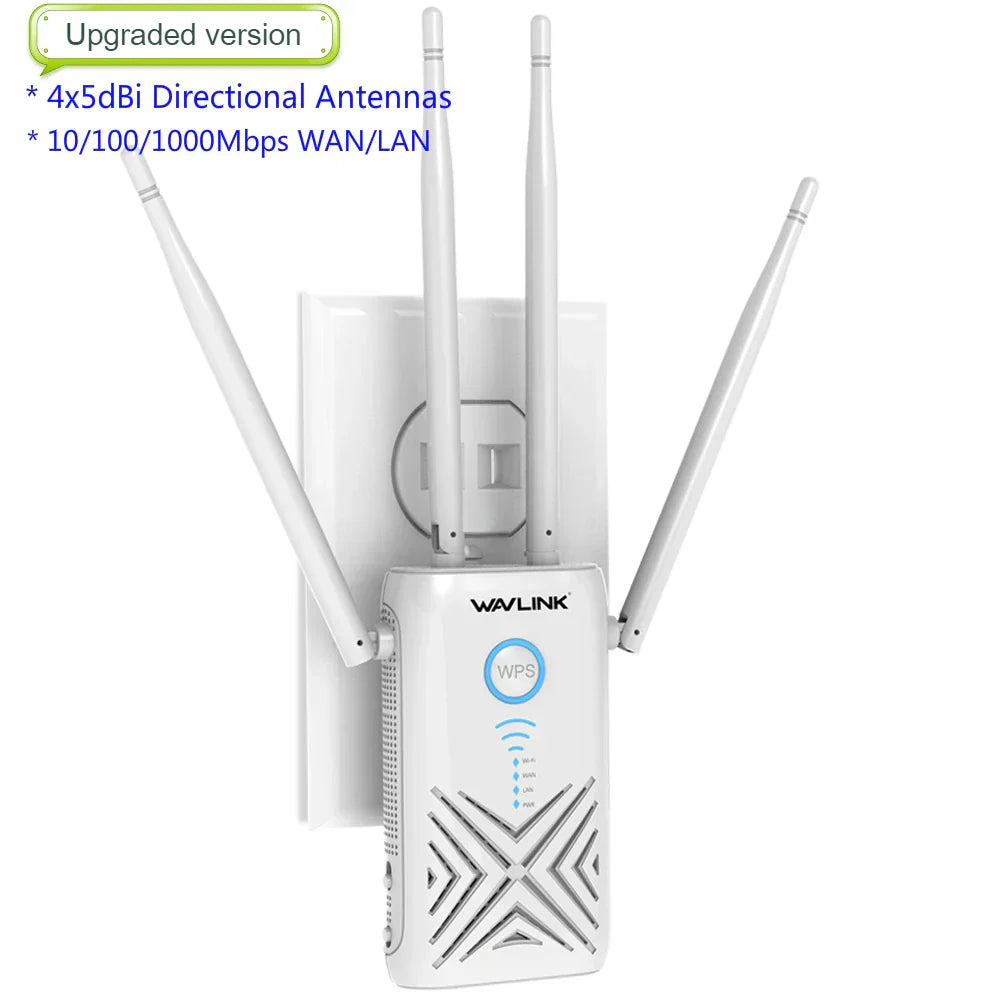 AC1200 WiFi Range Extender Wireless WiFi Repeater Router