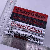 Metal Limited Edition Emblem Trunk Fender Tail Car