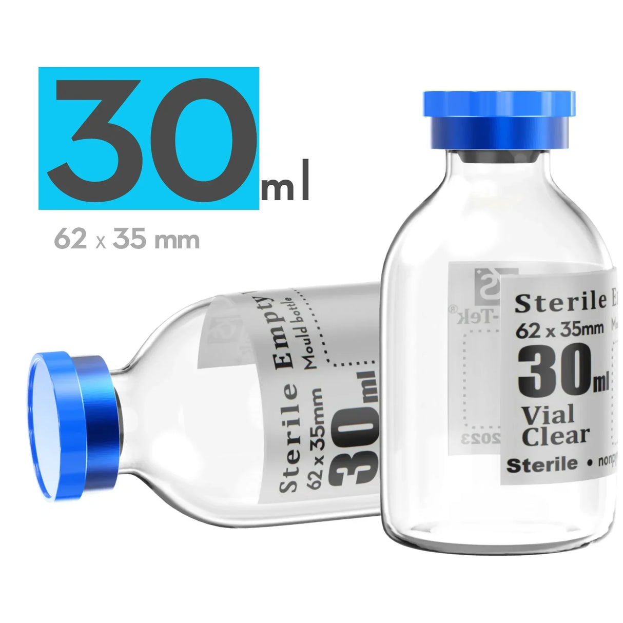 Ks-Tek Sterile Empty Vials with Self Healing Injection