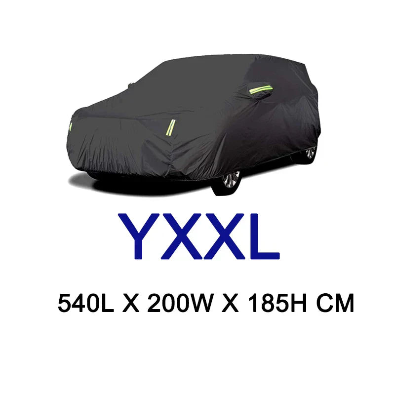 Universal Full Car Covers Outdoor Snow Resistant Sun Protection Cover for Toyota BMW Benz VW KIA MAZDA Peugeot