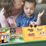 Montessori Quiet Book Repeated Paste Reading Children Toy