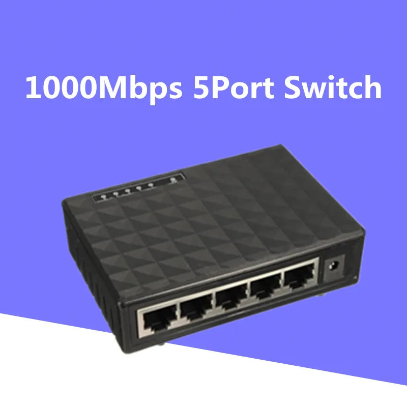 KuWFi 5/8Port Gigabit Switch Ethernet Smart Switcher High