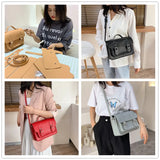 DIY Leather Cambridge Bag Handmade Sewing Women Crossbody