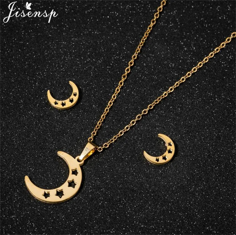 Cute Deer Cat Animal Jewelry Sets for Women