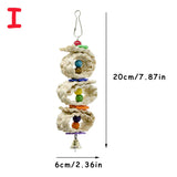 Parrot Shredder Toy Dry Anti-biting Parrot Cage Foraging