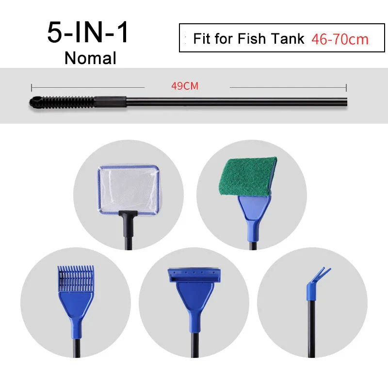 6-IN-1 Aquarium Cleaning Tools Kits Fish Tank Clean