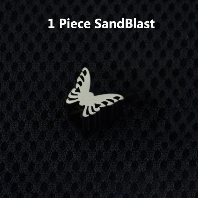 Butterfly Titanium Alloy Brass Knife Umbrella Rope Pendants