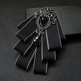 High Quality Korean Fashion New Crystal Bow Tie