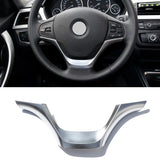Car Carbon Fiber Interior Steering Wheel Decorative Frame