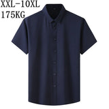 10XL 8XL 7XL New Summer Business Formal Shirts