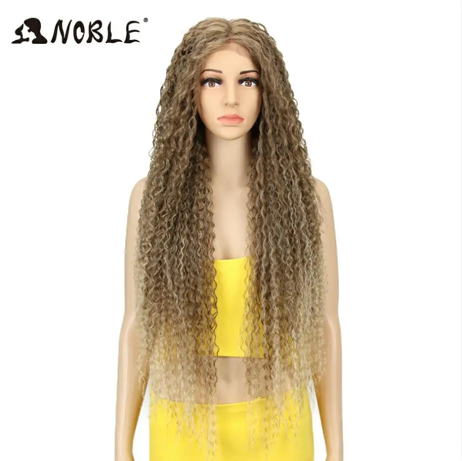 Noble Synthetic Lace Front Wig 38 Inch Long