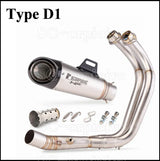 For Yamaha MT07 FZ07 Motorcross Exhaust Front Pipe